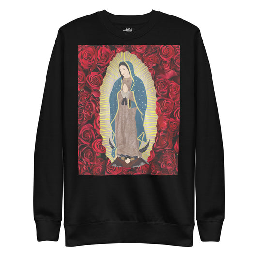 Unisex Fleece Pullover- Our Lady of Guadalupe Virgin Mary