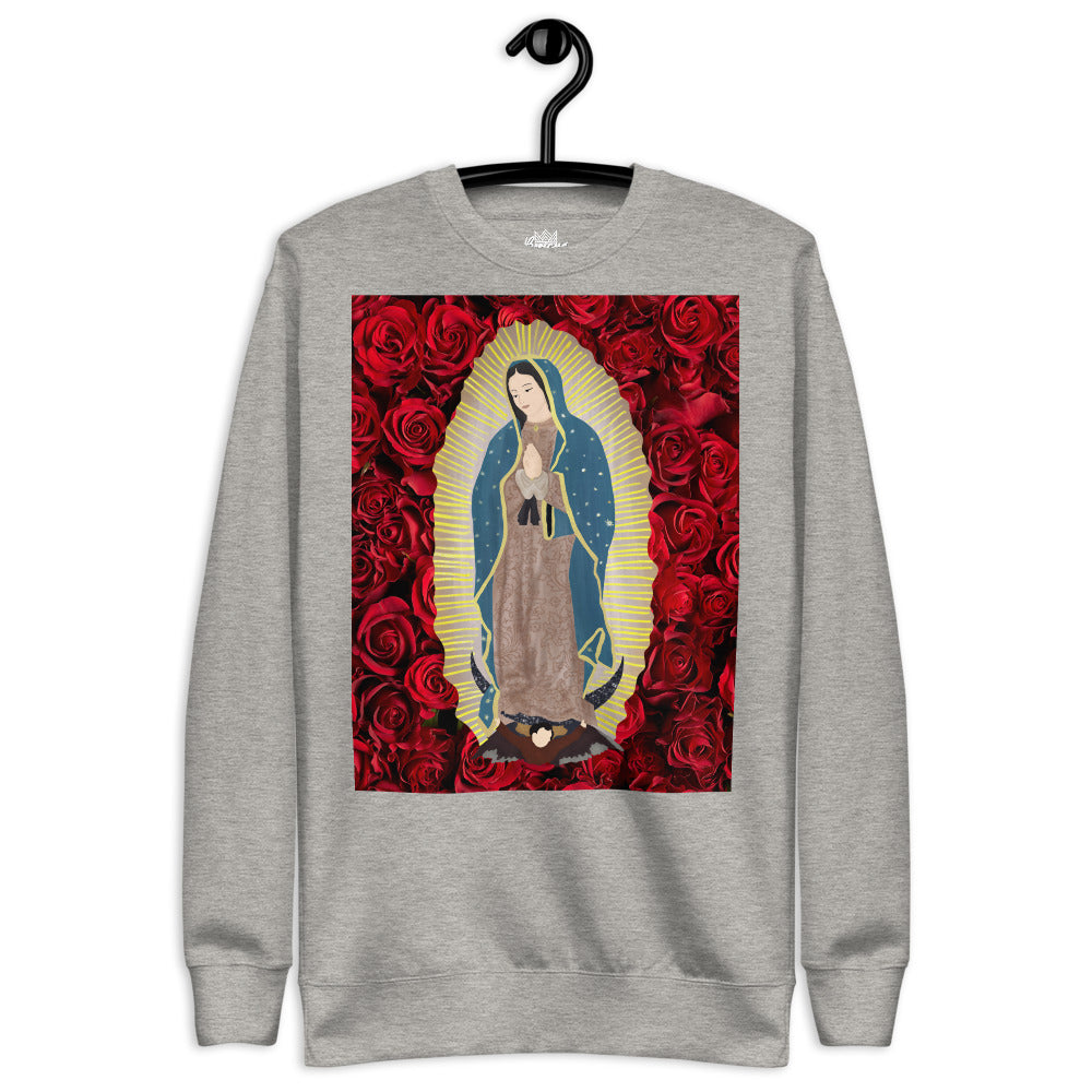 Unisex Fleece Pullover- Our Lady of Guadalupe Virgin Mary