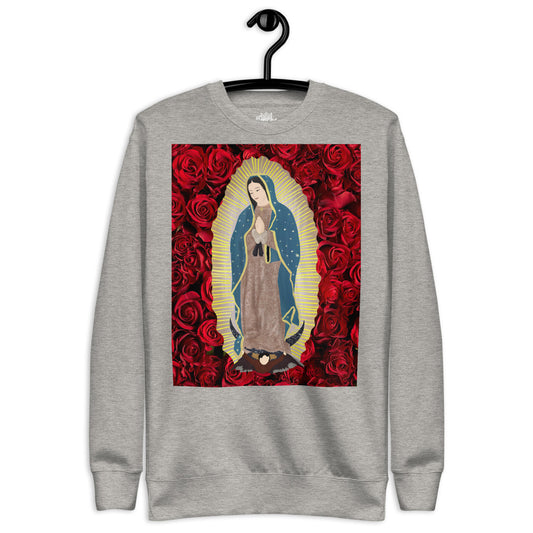 Unisex Fleece Pullover- Our Lady of Guadalupe Virgin Mary