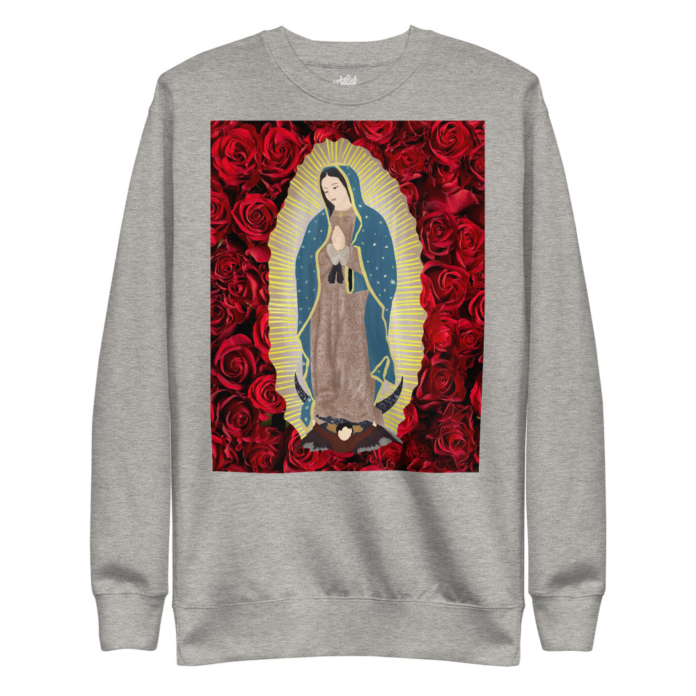 Unisex Fleece Pullover- Our Lady of Guadalupe Virgin Mary