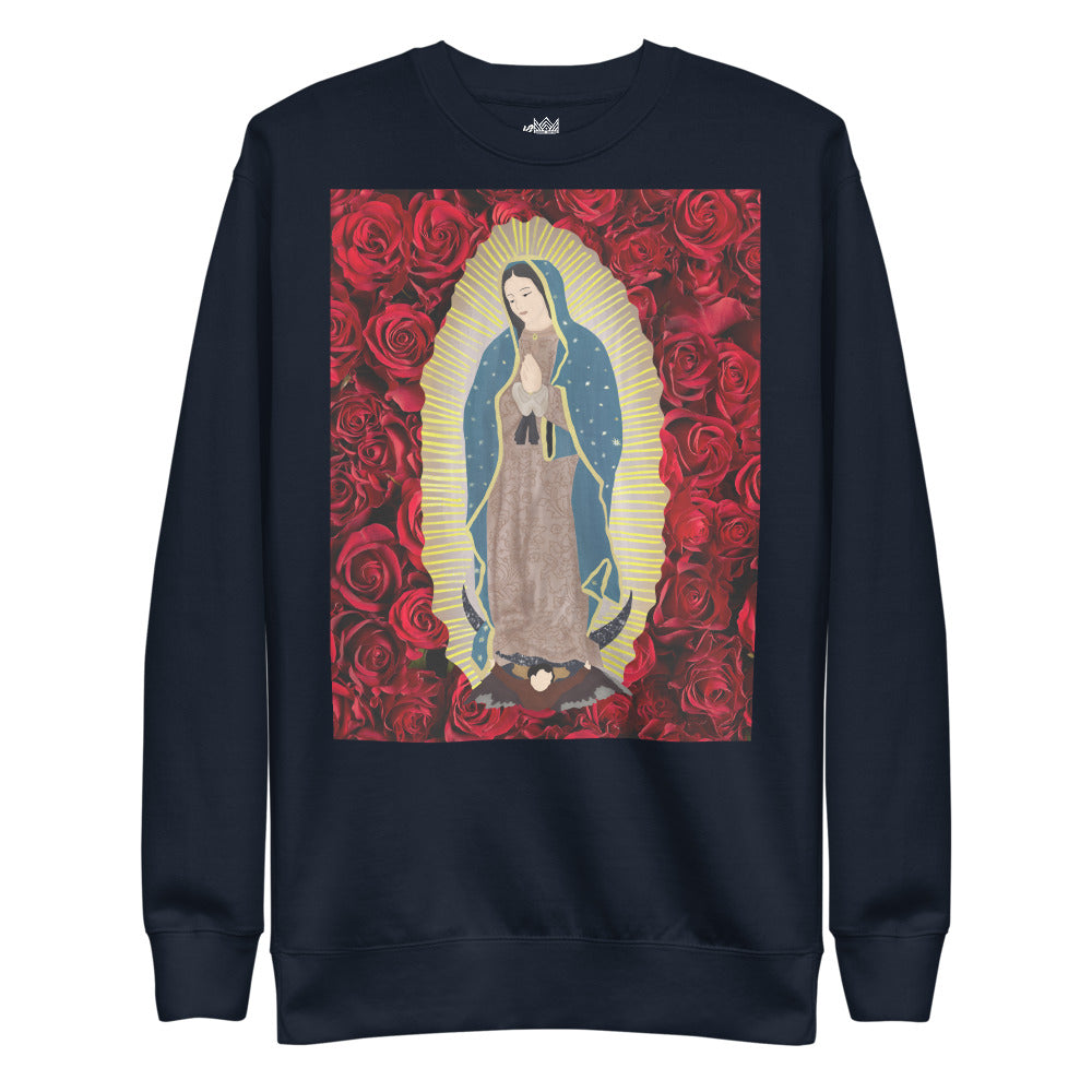 Unisex Fleece Pullover- Our Lady of Guadalupe Virgin Mary