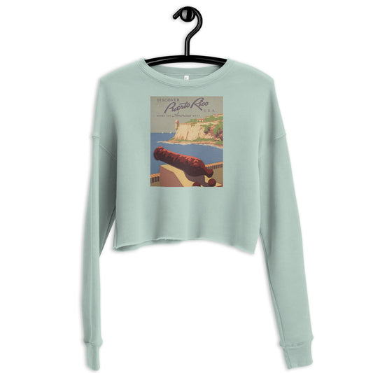 Crop Sweatshirt - Puerto Rico Cannon