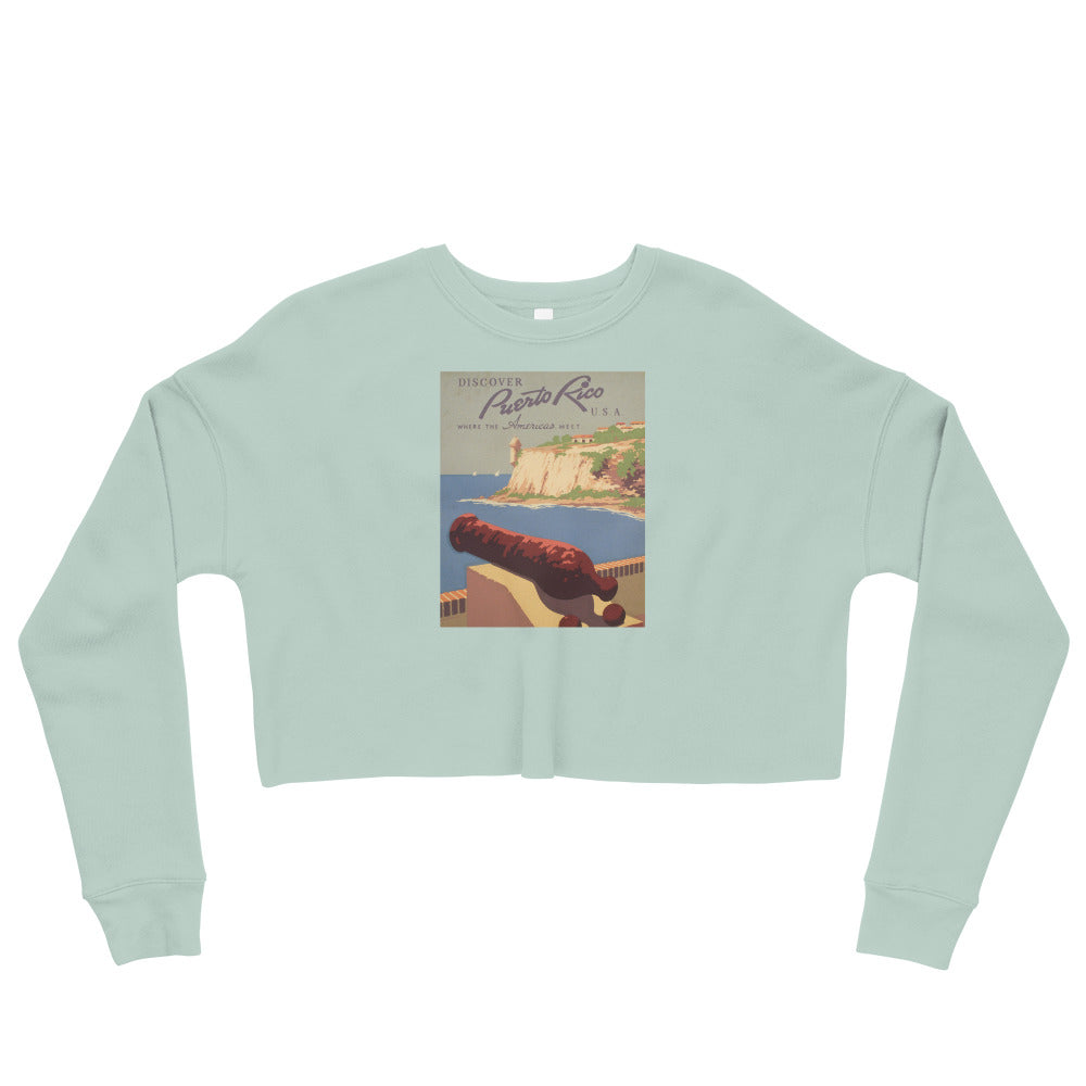 Crop Sweatshirt - Puerto Rico Cannon