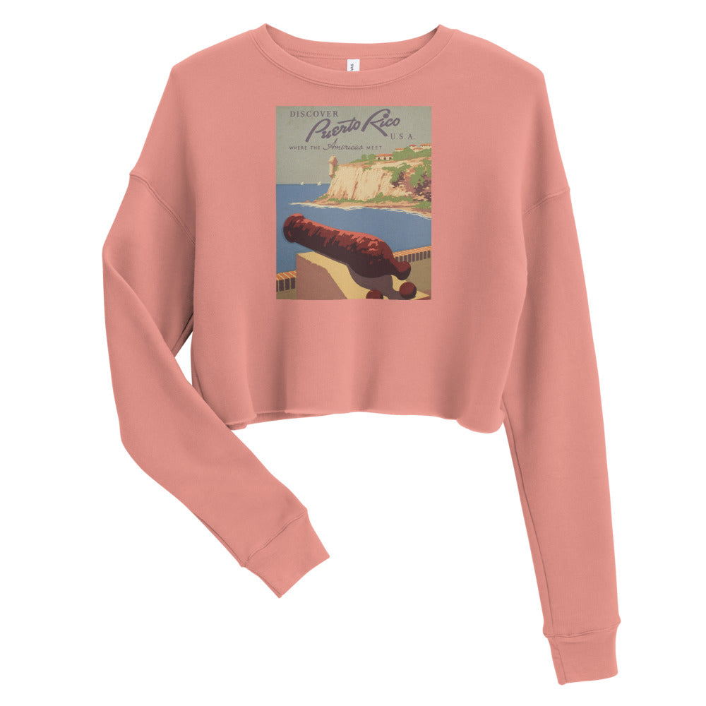 Crop Sweatshirt - Puerto Rico Cannon