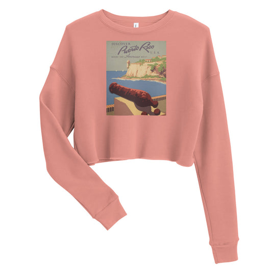 Crop Sweatshirt - Puerto Rico Cannon