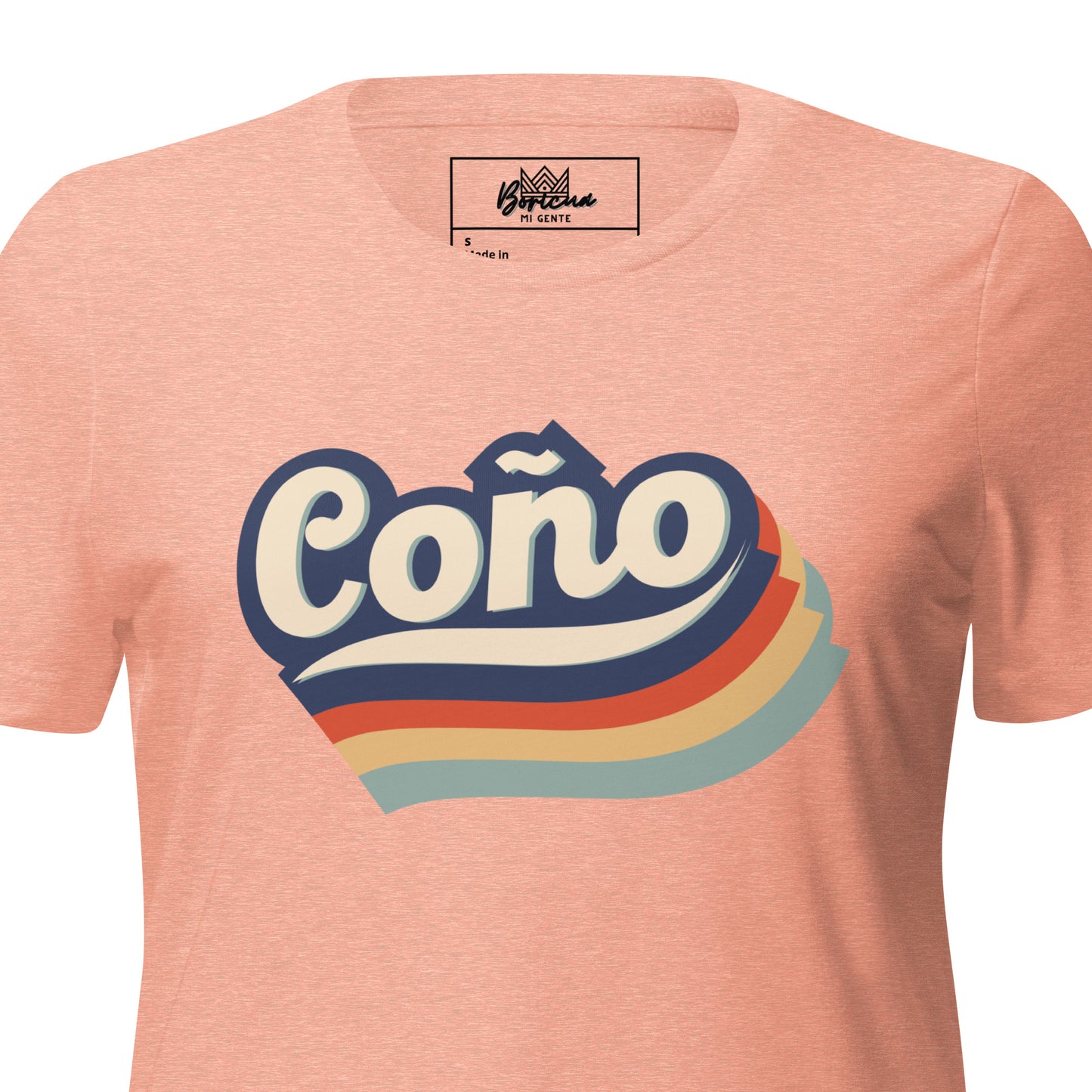 Women’s relaxed tri-blend t-shirt- Retro Coño