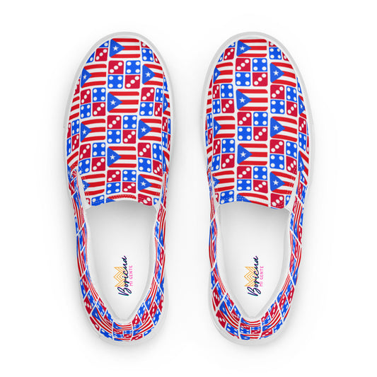 Women’s slip-on canvas shoes- PR and Domino's